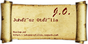 Juhász Otília névjegykártya